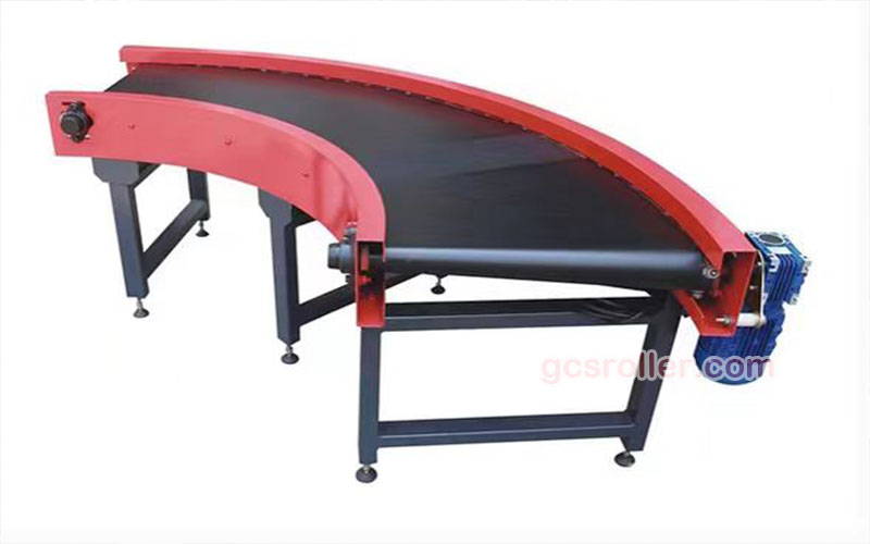 Curved Track Belt Conveyor