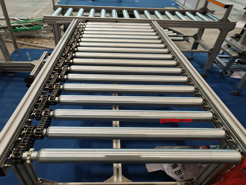 Fixed with Sprocket roller conveyor for GCS China