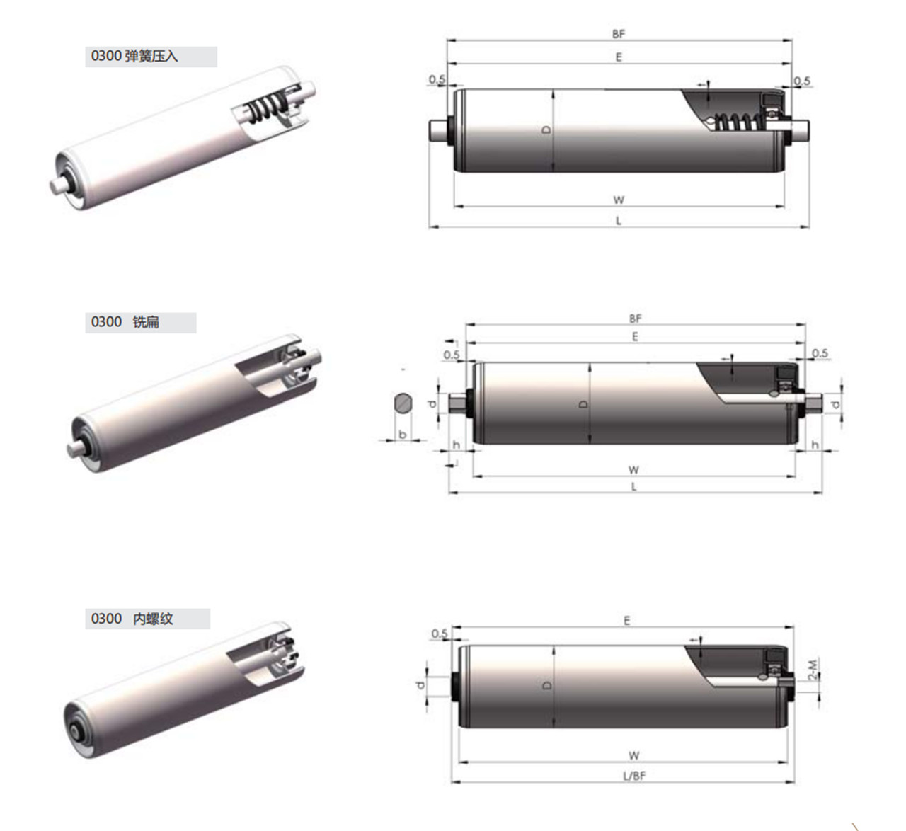 I-Non-Powered Series Roller 0300 Roller (2)