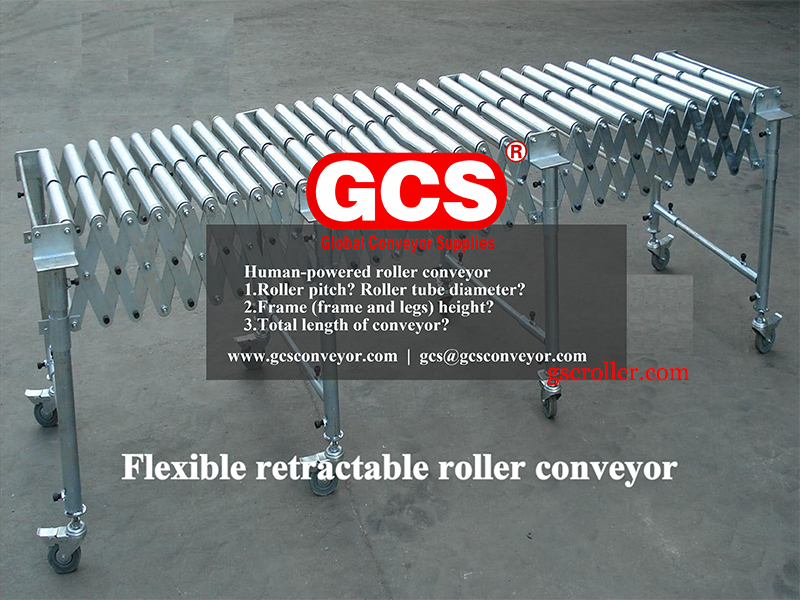 Uttrekkbar transportør for Manpower Rroller Conveyor Line2