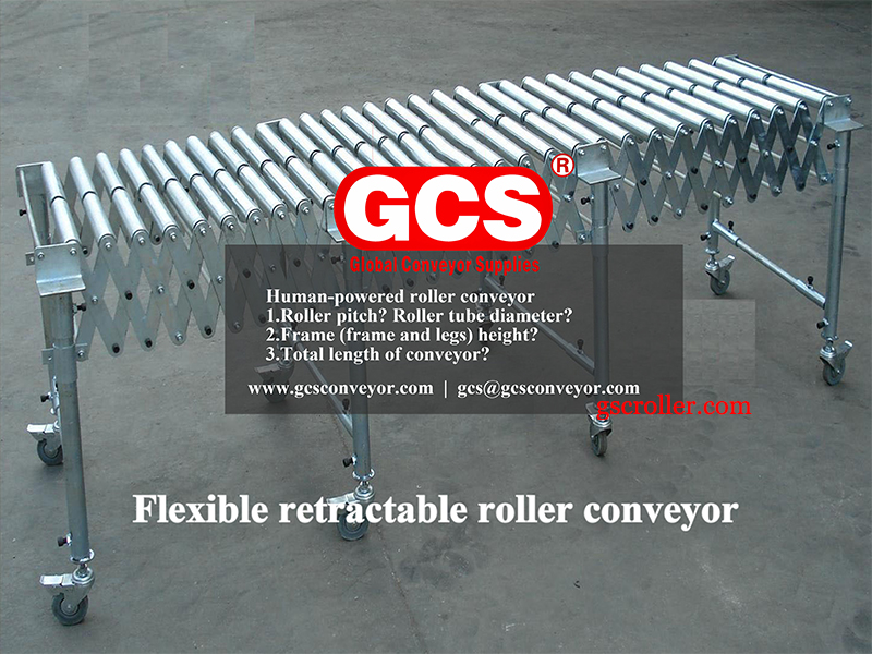 Retirebla Conveyor por Manpower Roller Conveyor Line2