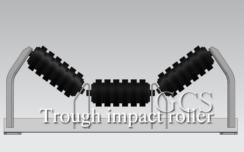 Trough-impact-idler