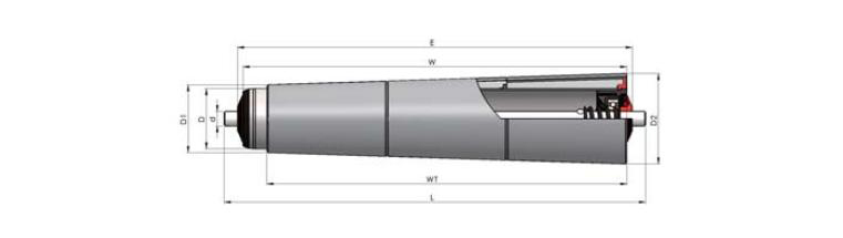 Toczenie rolek serii 0200C b