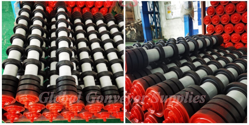 idlers coated rubber rings