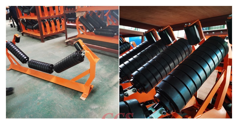 rubber idler with frames